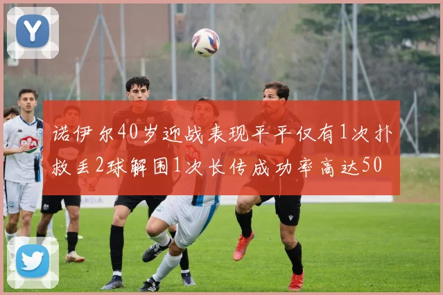 诺伊尔40岁迎战表现平平仅有1次扑救丢2球解围1次长传成功率高达50